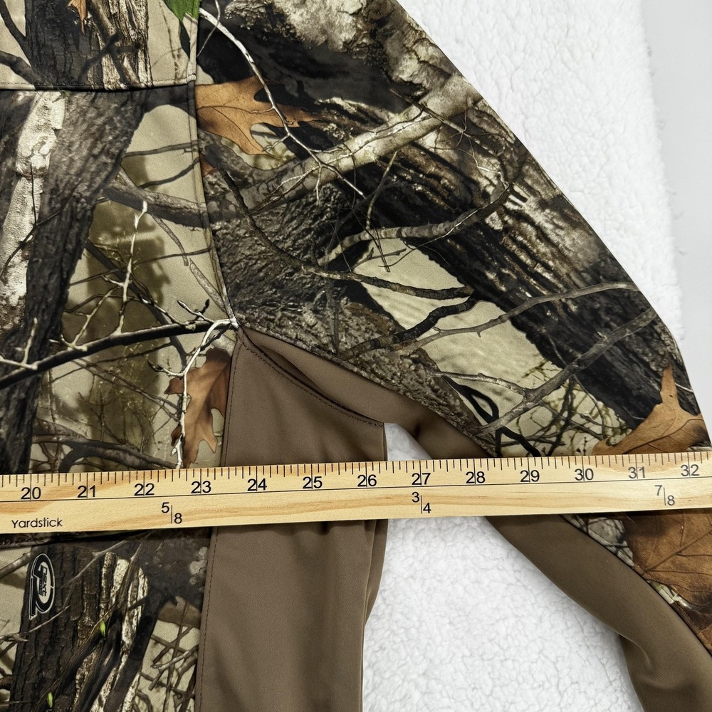 TideWe Jacket Mens 2XL Brown Camo INSULATED Softshell Hooded Waterproof Hunting - Picture 5 of 14